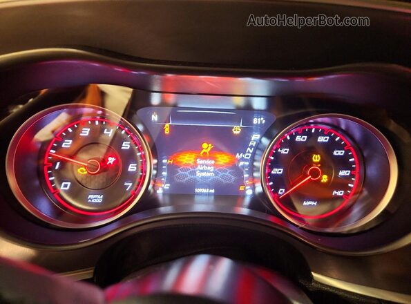 2C3CDXBG7KH657319 2019 DODGE CHARGER Silver Instrument cluster view