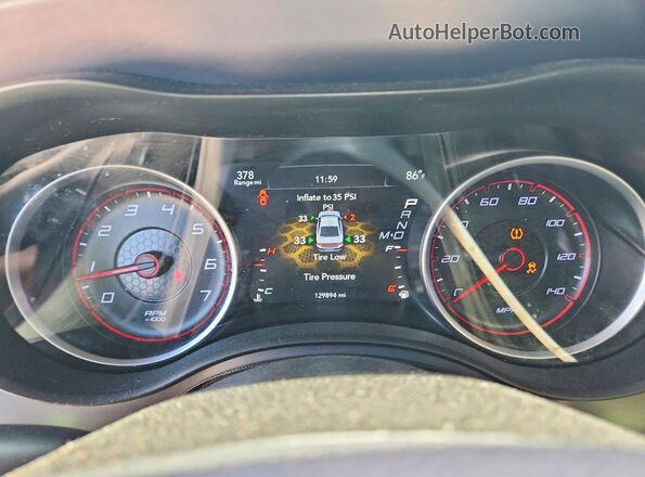 2C3CDXBG7KH720449 2019 DODGE CHARGER Угольный Вид щитка приборов