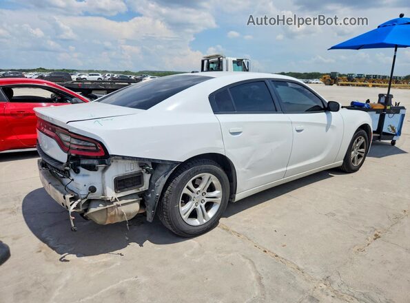 2C3CDXBG7KH760238 2019 DODGE CHARGER Белый Задняя правая четверть