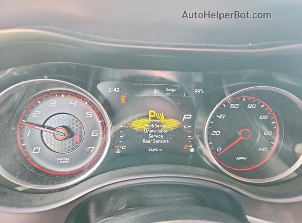 2C3CDXBG7KH760238 2019 DODGE CHARGER Белый Вид щитка приборов