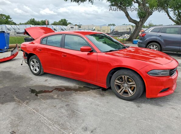 2C3CDXBG7LH100833 2020 DODGE CHARGER Red Передня права чверть