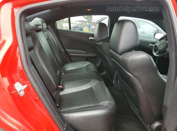 2C3CDXBG7LH100833 2020 DODGE CHARGER Red Вид задніх сидінь