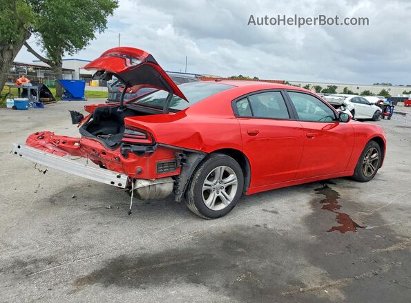 2C3CDXBG7LH100833 2020 DODGE CHARGER Red Задня права чверть