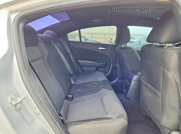 2C3CDXBG7LH176570 2020 DODGE CHARGER Silver Rear seats view