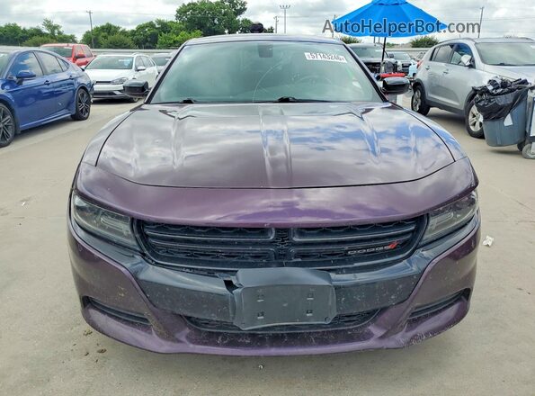 2C3CDXBG7LH241529 2020 DODGE CHARGER Фиолетовый Вид спереди