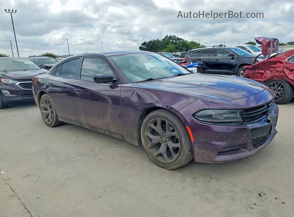 2C3CDXBG7LH241529 2020 DODGE CHARGER Фиолетовый Передняя правая четверть