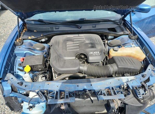 2C3CDXBG7MH580907 2021 DODGE CHARGER Blue Սալոնի հետևի տեսք