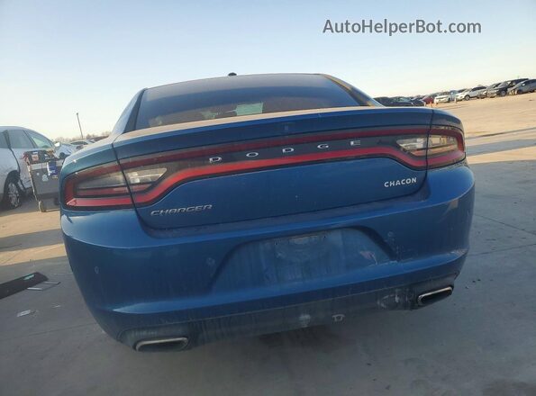 2C3CDXBG7MH616983 2021 DODGE CHARGER Blue Vista trasera
