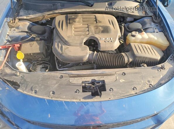 2C3CDXBG7MH616983 2021 DODGE CHARGER Blue Vista interior trasera