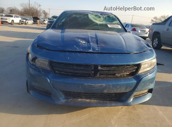 2C3CDXBG7MH616983 2021 DODGE CHARGER Blue Vista frontal
