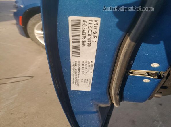 2C3CDXBG7MH616983 2021 DODGE CHARGER Blue Vista del compartimento del motor