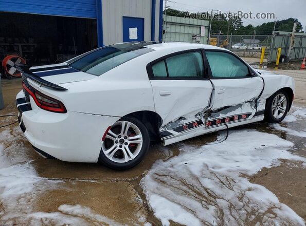 2C3CDXBG7NH119157 2022 DODGE CHARGER White Задня права чверть