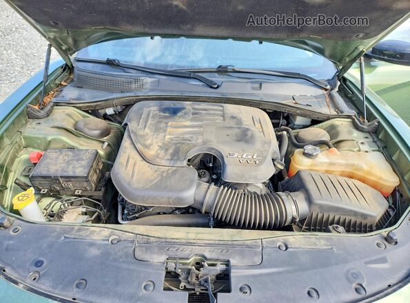 2C3CDXBG7NH129901 2022 DODGE CHARGER Зеленый Вид задней части салона