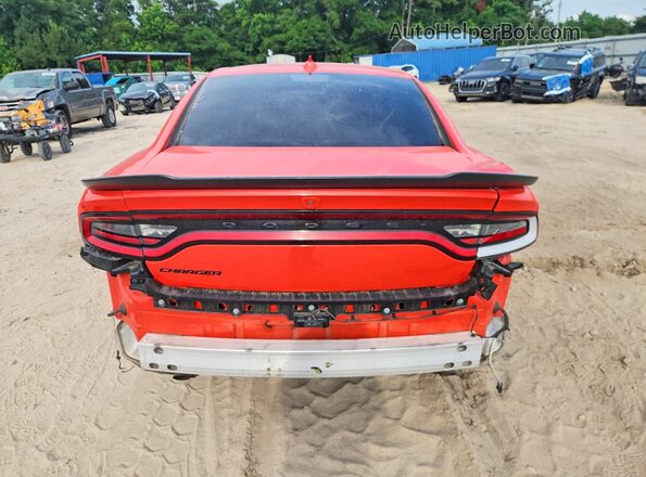 2C3CDXBG7NH166480 2022 DODGE CHARGER Orange Rear view