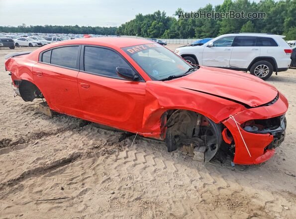 2C3CDXBG7NH166480 2022 DODGE CHARGER Orange Front right