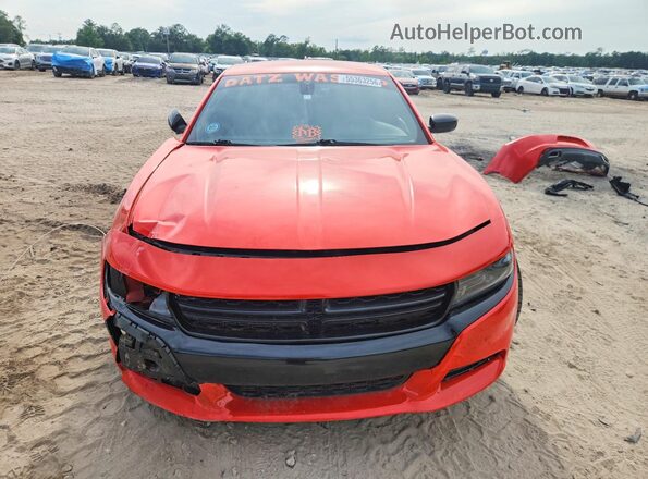 2C3CDXBG7NH166480 2022 DODGE CHARGER Orange Front view