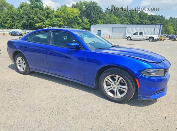 2C3CDXBG7NH182789 2022 DODGE CHARGER Blue Front right