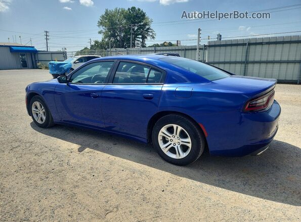 2C3CDXBG7NH182789 2022 DODGE CHARGER Blue Rear left