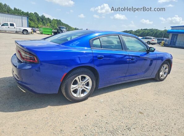 2C3CDXBG7NH182789 2022 DODGE CHARGER Blue Rear right