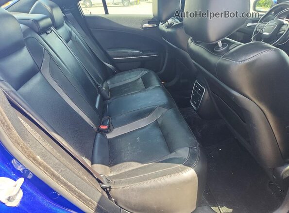 2C3CDXBG7NH182789 2022 DODGE CHARGER Blue Rear interior view