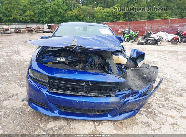2C3CDXBG7NH231425 2022 DODGE CHARGER Blue Vista frontal