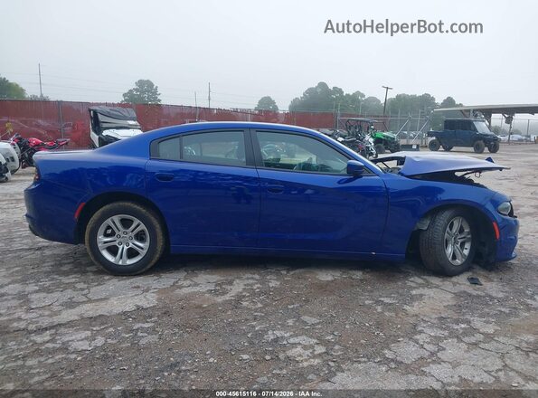 2C3CDXBG7NH231425 2022 DODGE CHARGER Blue Vista del cuadro de instrumentos