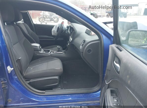 2C3CDXBG7NH231425 2022 DODGE CHARGER Blue Vista interior delantera