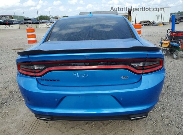 2C3CDXBG7PH579860 2023 DODGE CHARGER Синий Вид сзади