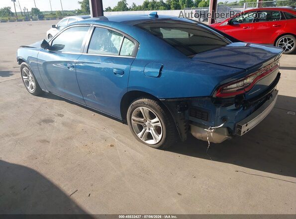 2C3CDXBG7PH656761 2023 DODGE CHARGER Blue Հետևի ձախ