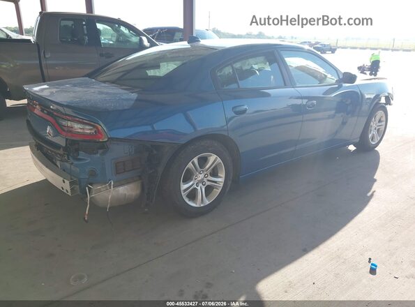 2C3CDXBG7PH656761 2023 DODGE CHARGER Blue Հետևի աջ