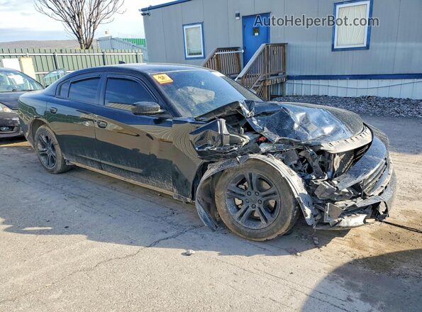 2C3CDXBG7PH673513 2023 DODGE CHARGER Черный Передняя правая четверть