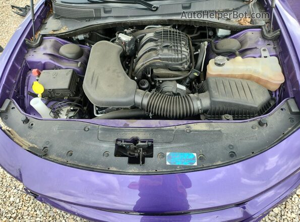 2C3CDXBG7PH686875 2023 DODGE CHARGER Фиолетовый Вид задней части салона