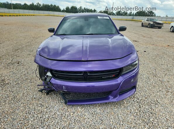2C3CDXBG7PH686875 2023 DODGE CHARGER Фиолетовый Вид спереди