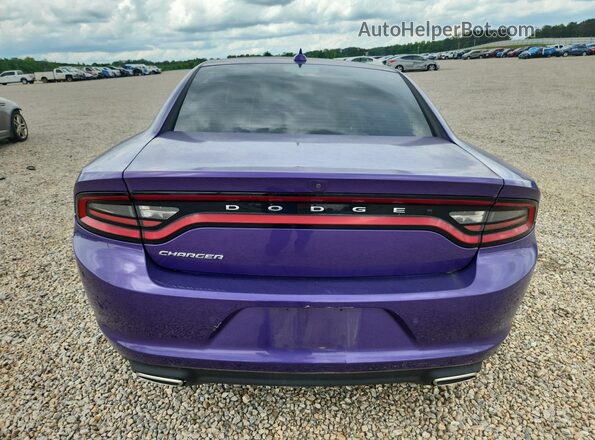 2C3CDXBG7PH686875 2023 DODGE CHARGER Фиолетовый Вид сзади