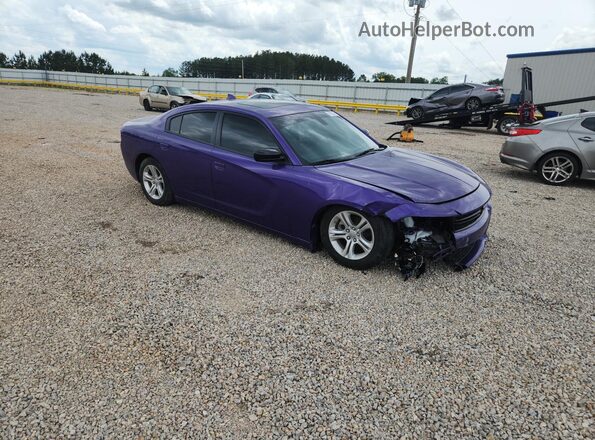 2C3CDXBG7PH686875 2023 DODGE CHARGER Фиолетовый Панорамный вид салона 360°