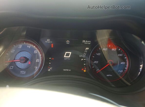 2C3CDXBG8GH355867 2016 DODGE CHARGER Черный Вид щитка приборов
