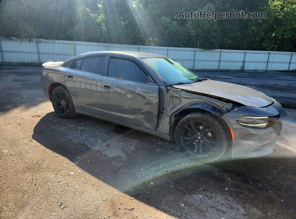 2C3CDXBG8HH537392 2017 DODGE CHARGER Серебряный Передняя правая четверть
