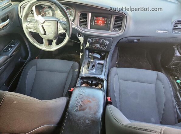2C3CDXBG8HH537392 2017 DODGE CHARGER Серебряный Вид панели приборов