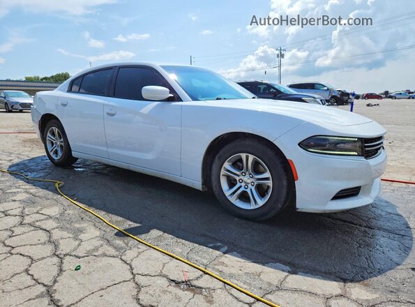 2C3CDXBG8HH537697 2017 DODGE CHARGER White Przód prawy