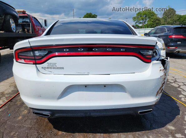 2C3CDXBG8HH537697 2017 DODGE CHARGER White Widok z tyłu