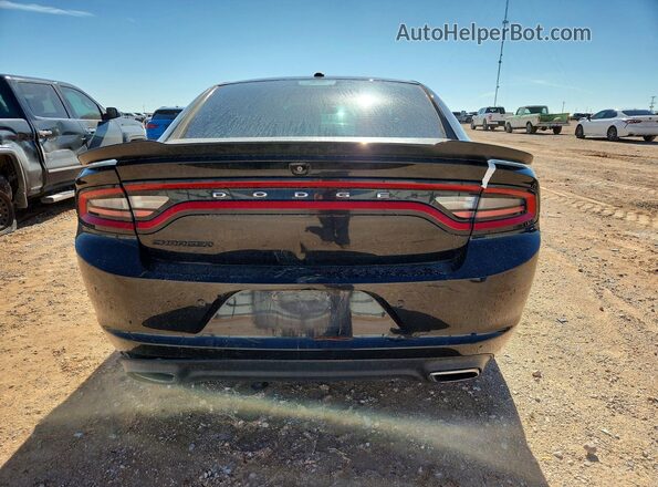 2C3CDXBG8JH163940 2018 DODGE CHARGER Black Widok z tyłu