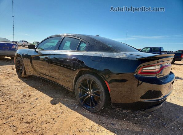2C3CDXBG8JH163940 2018 DODGE CHARGER Black Tył lewy