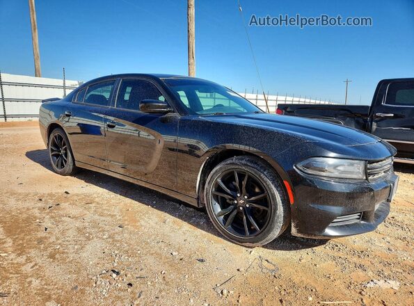 2C3CDXBG8JH163940 2018 DODGE CHARGER Black Przód prawy