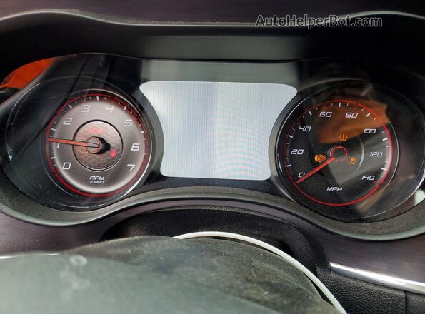 2C3CDXBG8JH163954 2018 DODGE CHARGER Blue Widok zestawu wskaźników