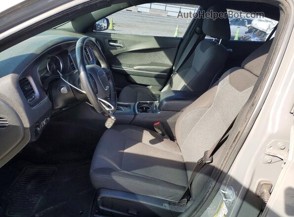 2C3CDXBG8JH323363 2018 DODGE CHARGER Серый Вид салона спереди