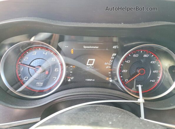 2C3CDXBG8JH323363 2018 DODGE CHARGER Серый Вид щитка приборов