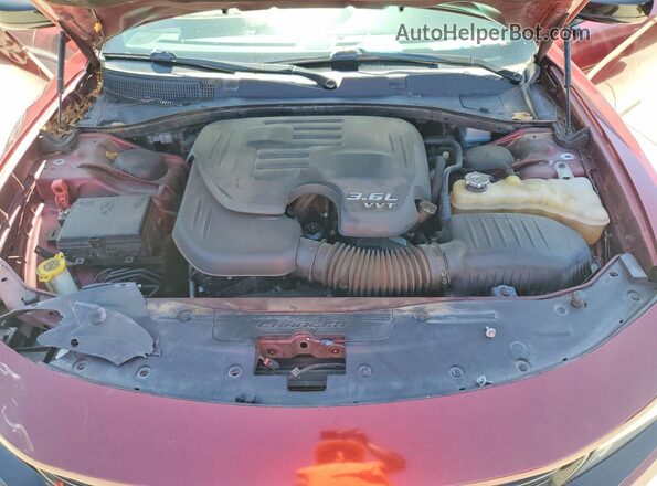 2C3CDXBG8KH507137 2019 DODGE CHARGER Maroon უკანა სალონის ხედი