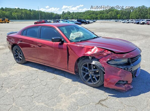 2C3CDXBG8KH507137 2019 DODGE CHARGER Maroon წინა მარჯვენა