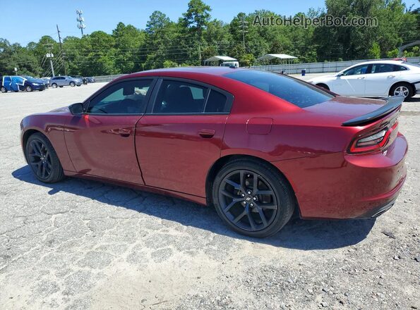 2C3CDXBG8KH507137 2019 DODGE CHARGER Maroon უკანა მარცხენა