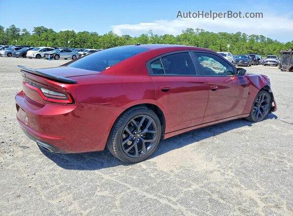 2C3CDXBG8KH507137 2019 DODGE CHARGER Maroon უკანა მარჯვენა